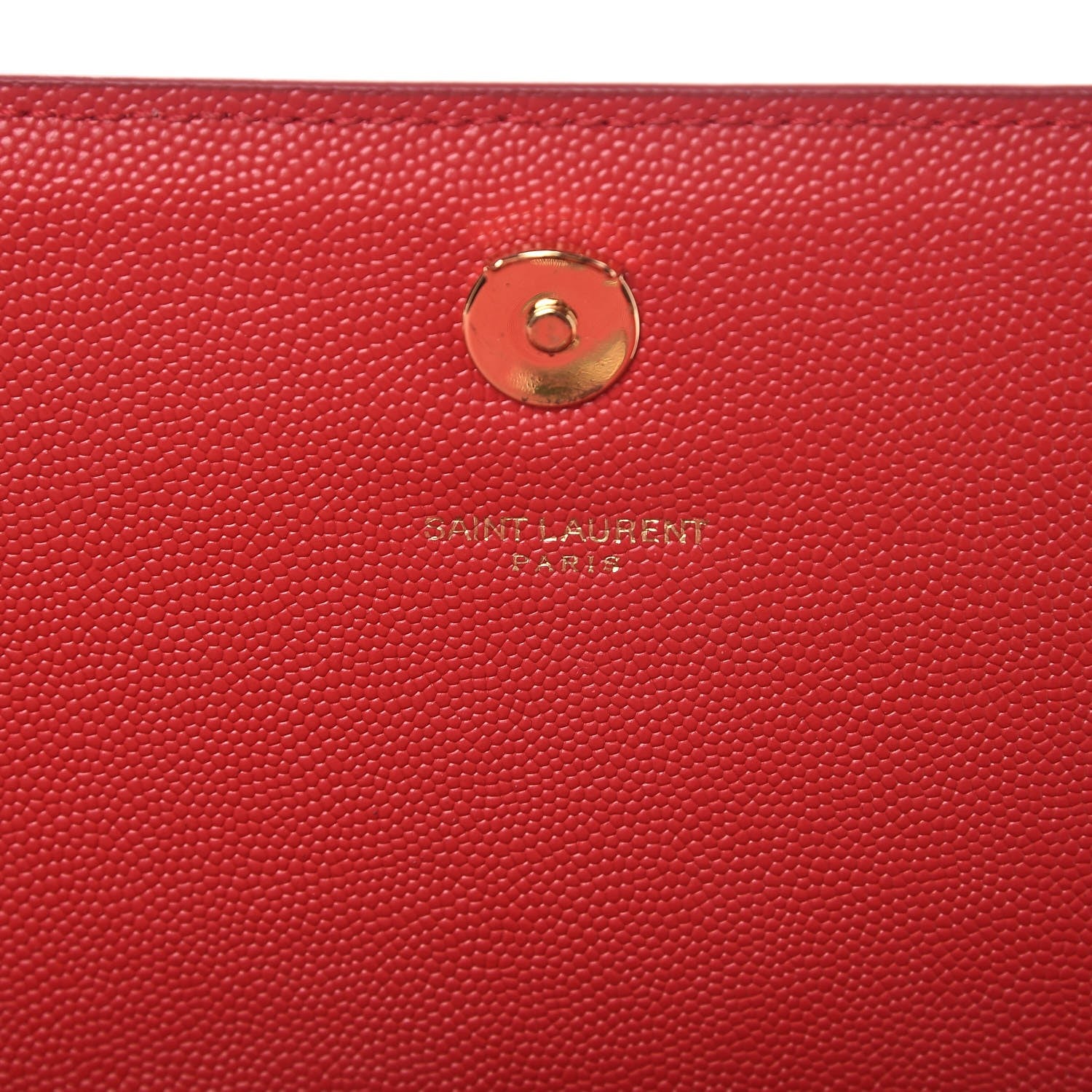 Saint Laurent Grain De Poudre Medium Monogram Kate Satchel Bandana Red 6 of 9