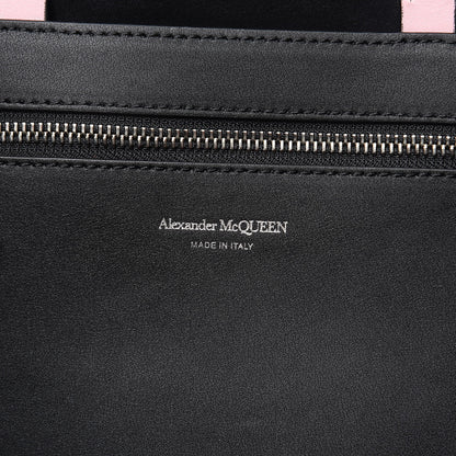 Alexander McQueen Calfskin Butterfly Tote Black Rose 6 of 11