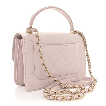 Chanel Calfskin Quilted Coco Lady Flap Light Purple 3 of 16