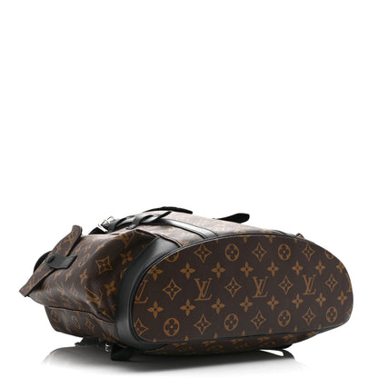 Louis Vuitton Monogram Macassar Christopher MM Backpack 4 of 9