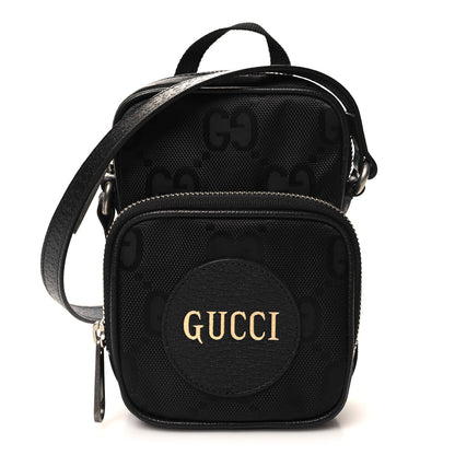 Gucci Econyl Nylon Monogram Off The Grid Shoulder Bag Black 1 of 10