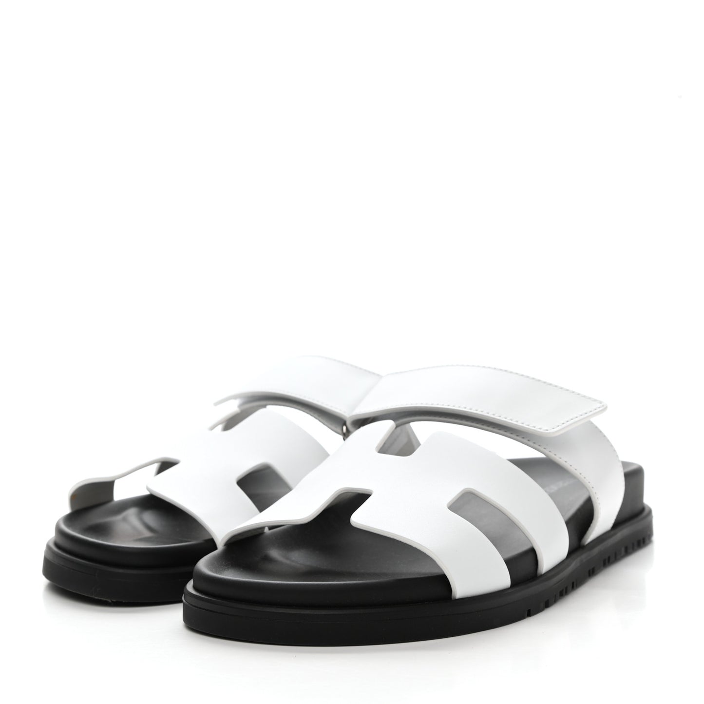 Calfskin Womens Chypre Sandals 37 White