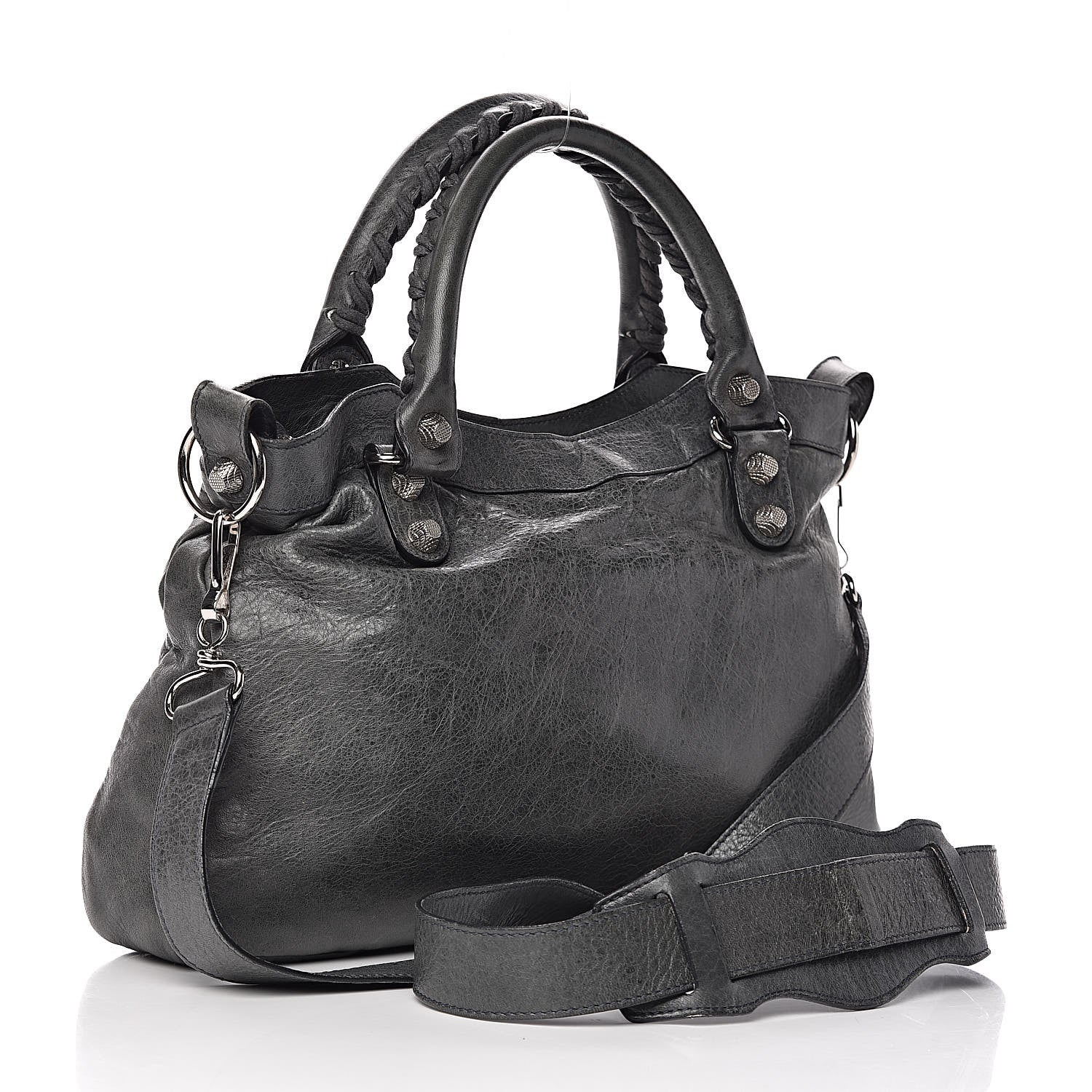 Balenciaga Agneau Giant 12 Silver Hardware Town Anthracite 3 of 11