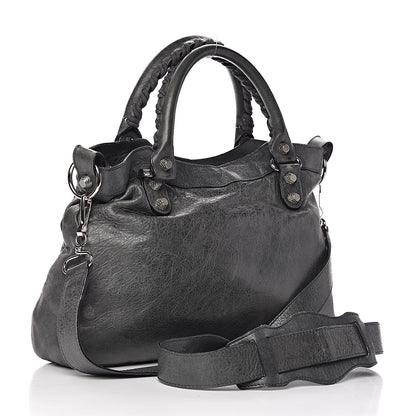 Balenciaga Agneau Giant 12 Silver Hardware Town Anthracite 3 of 11