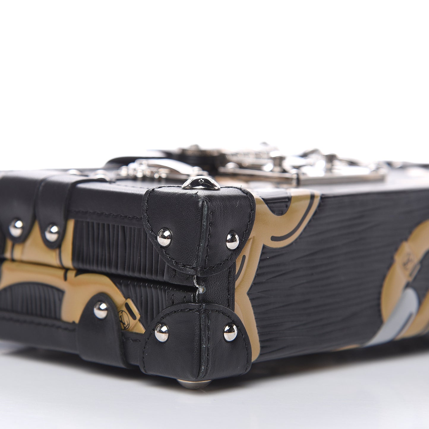 Epi Chain Flower Petite Malle Black