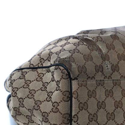 Gucci Monogram Medium Sukey Tote Beige Ebony Black 25 of 26