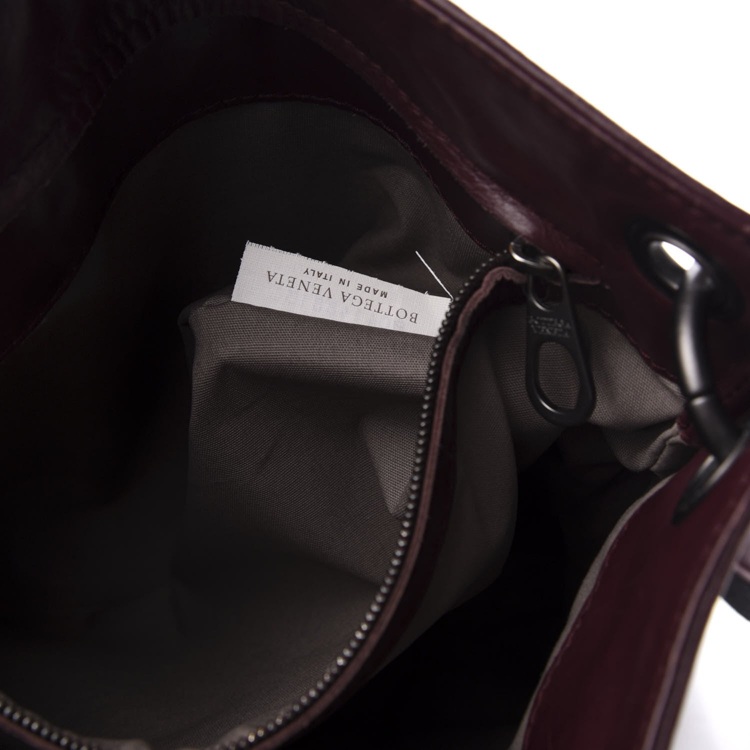 Bottega Veneta Nappa Intrecciato VN Crossbody Messenger Bag Aubergine 6 of 11