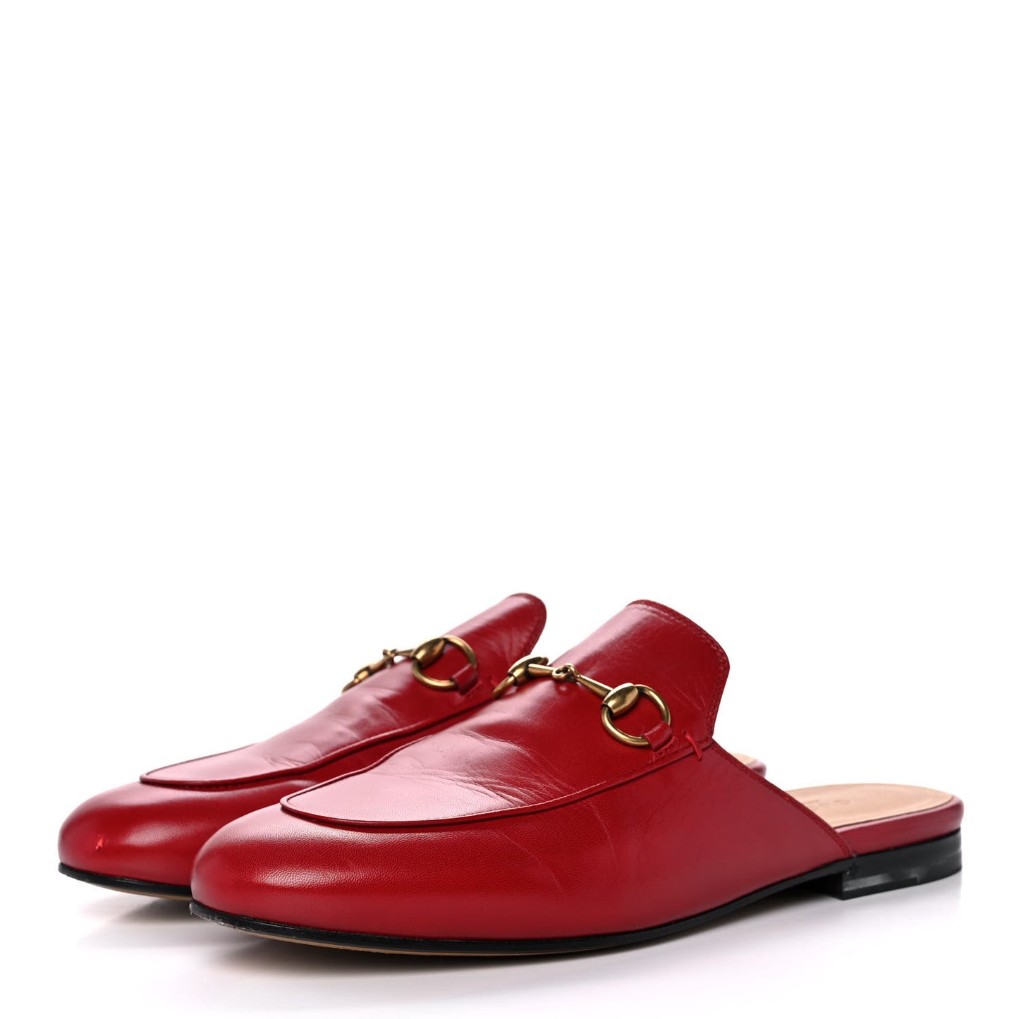 Malaga Kid Womens Princetown Slippers 38 Hibiscus Red