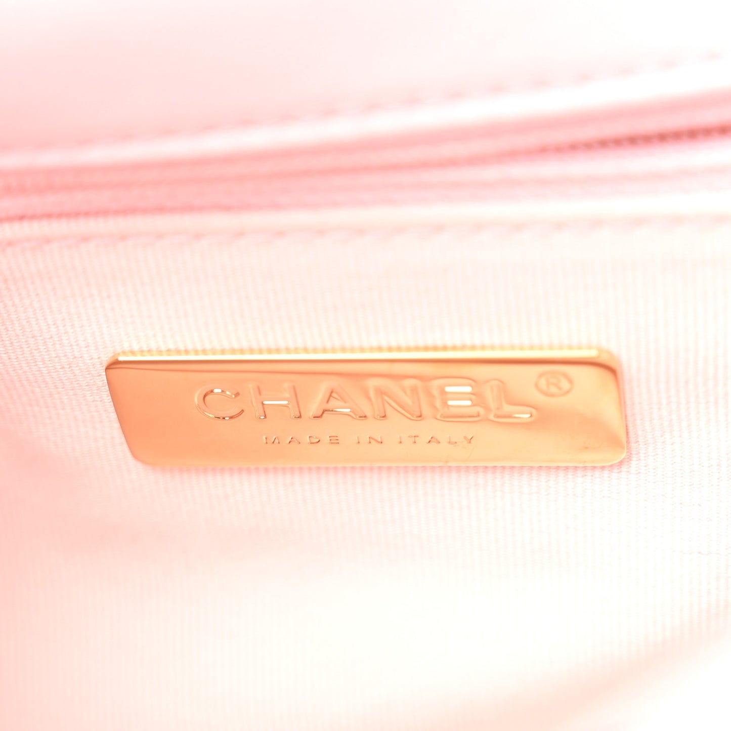 Lambskin Quilted Medium Chanel 19 Flap Light Pink