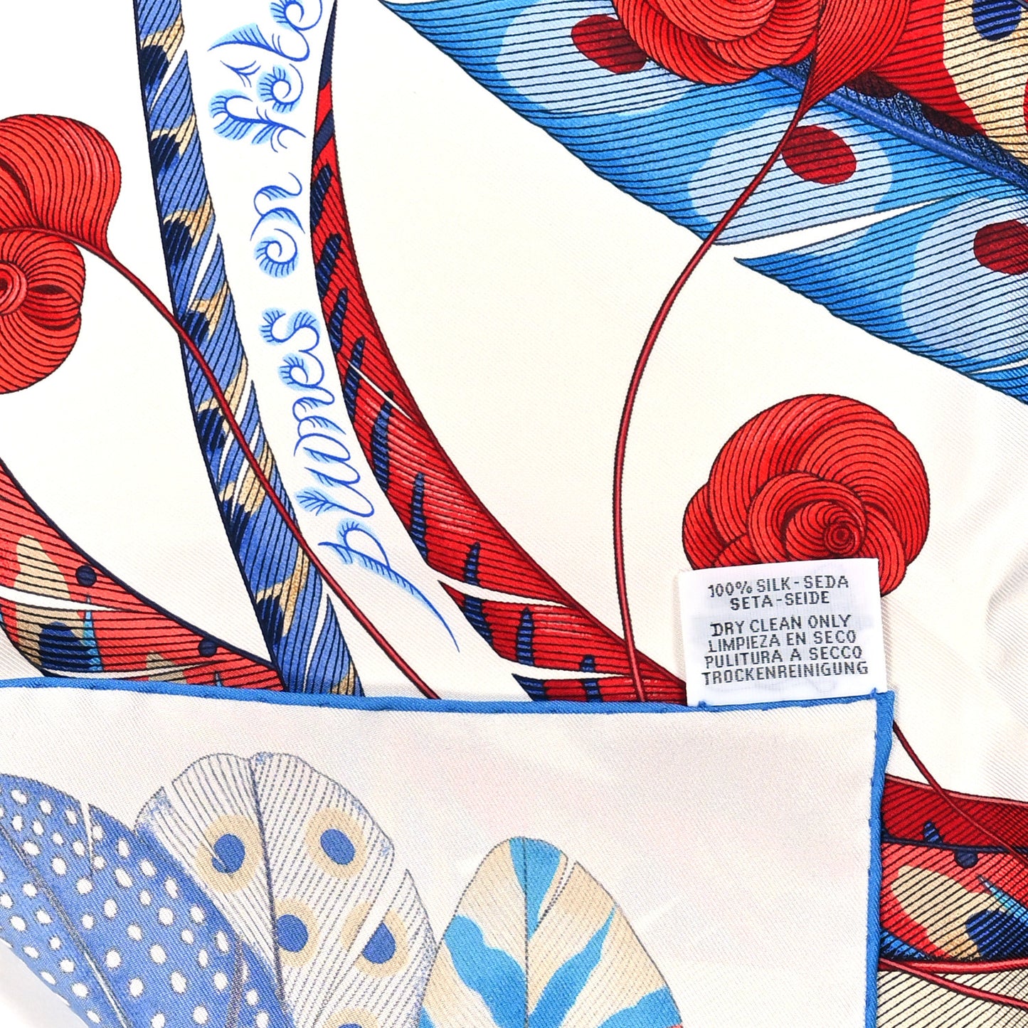 Silk Plumes En Fete Scarf 90