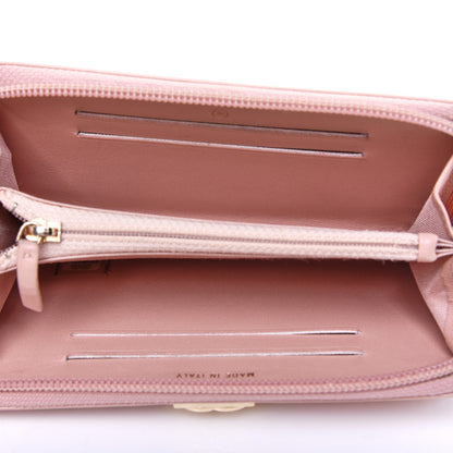 Chanel Patent Quilted Small Boy Zip Around Wallet Light Pink 5 of 10