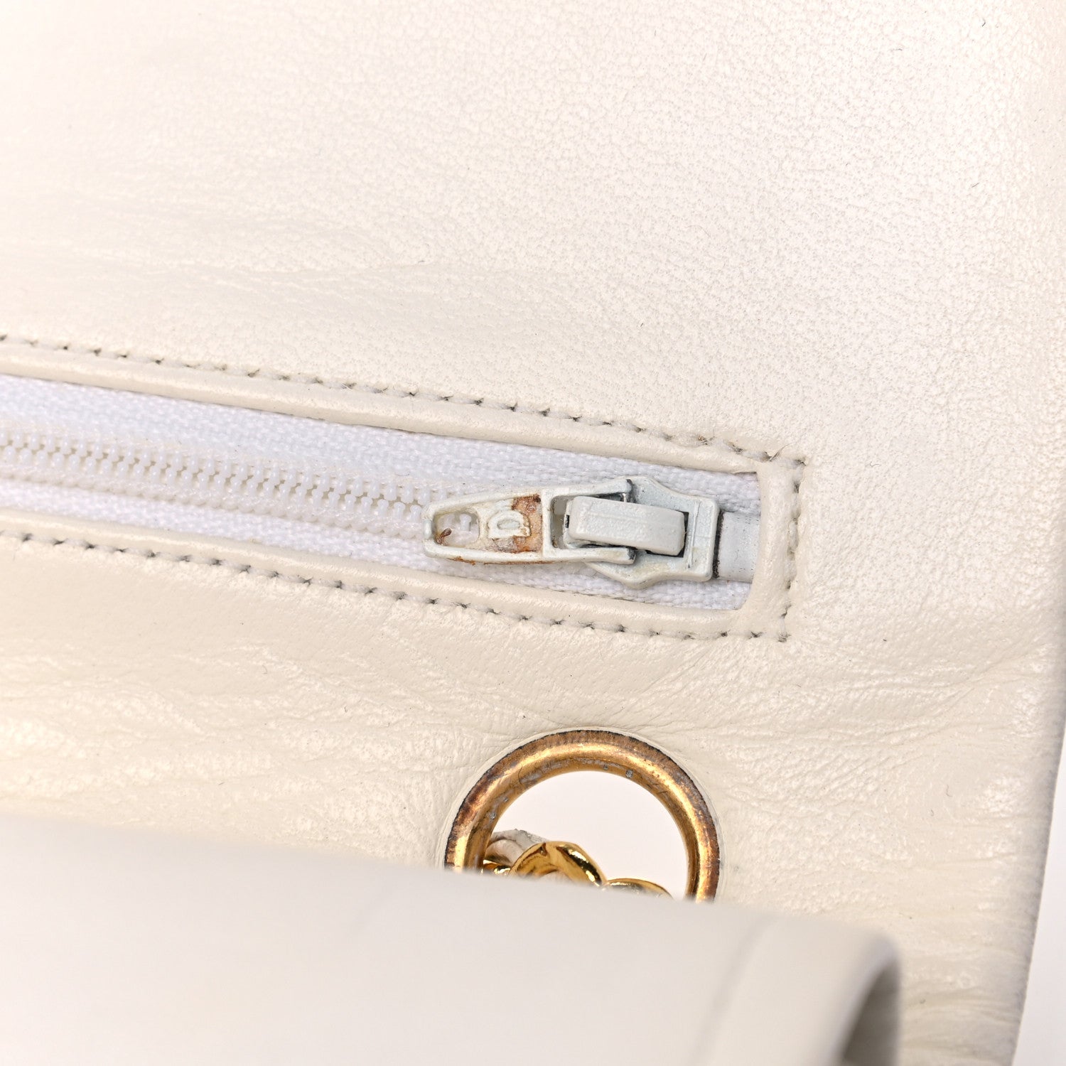 Chanel Lambskin Quilted Small Double Flap White 20 of 27