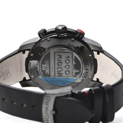 Chopard Stainless Steel Calfskin 42mm Mille Miglia Zagato Chronograph Automatic Watch Black 5 of 10