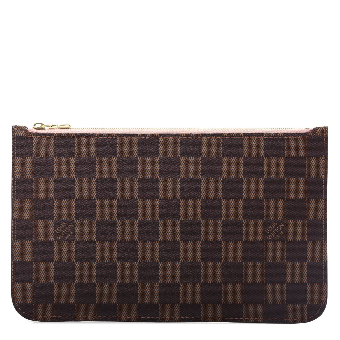 Damier Ebene Neverfull MM GM Pochette Rose Ballerine
