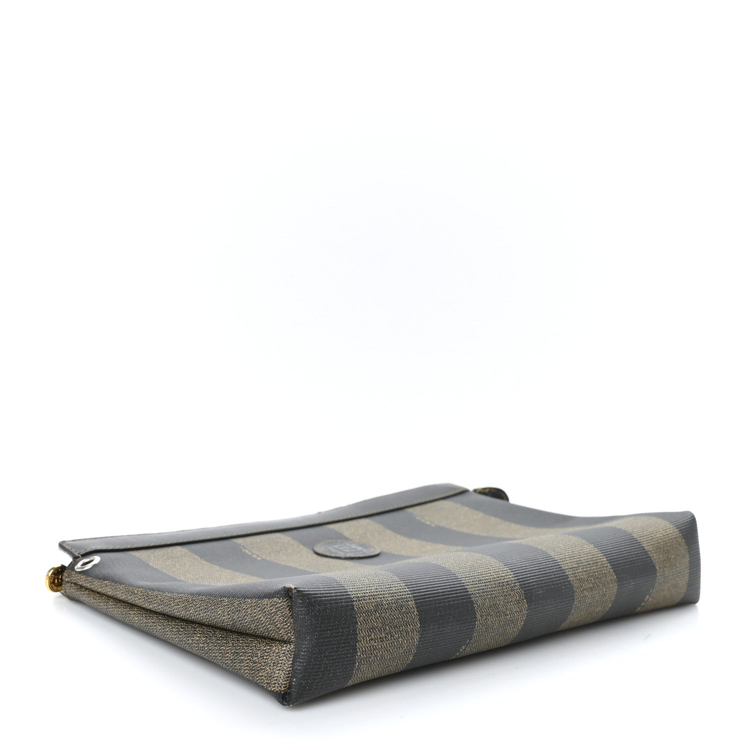 Fendi Pequin Spalmati Cosmetic Bag Tobacco 4 of 9