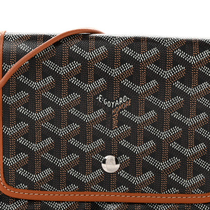 Goyard Goyardine Plumet Wallet Clutch Black Gold 7 of 9