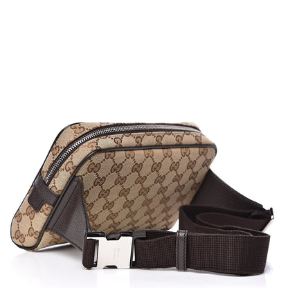 Gucci Monogram Belt Bag Dark Brown 3 of 10
