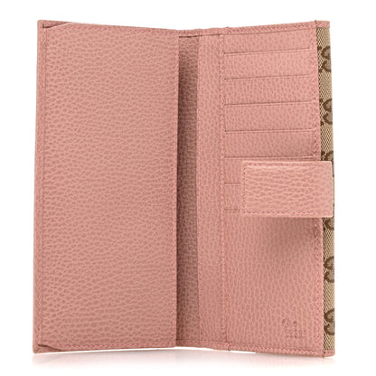 Gucci Monogram Continental Flap Wallet Soft Pink 5 of 10
