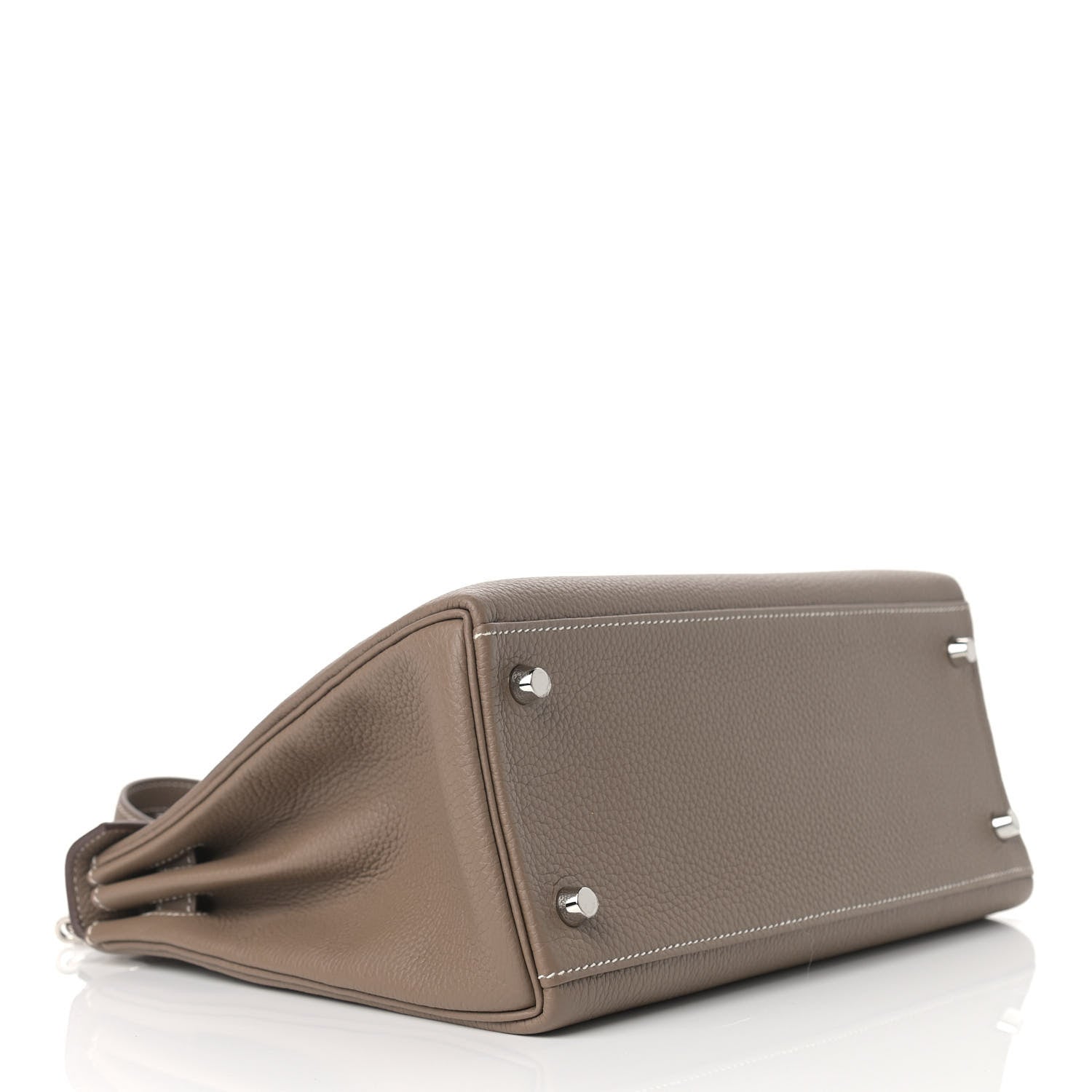 Hermes Togo Kelly Retourne 28 Etoupe 4 of 11