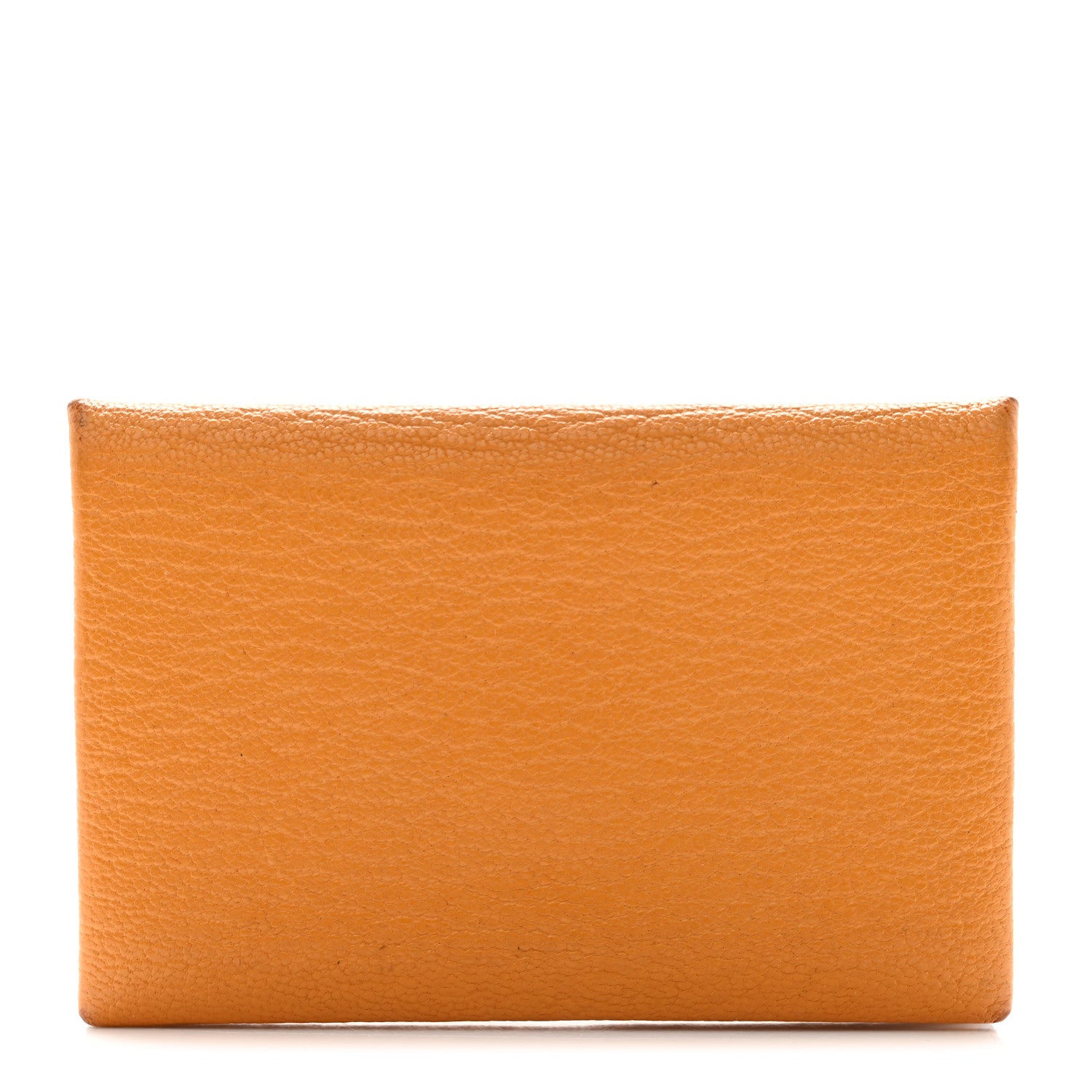 Hermes Chevre Mysore Calvi Card Case Moutarde 1 of 11