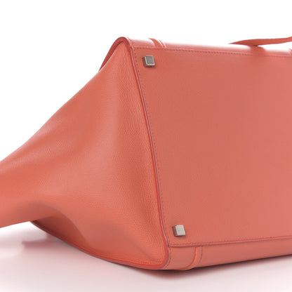 Celine Shiny Grained Calfskin Medium Phantom Luggage Coral 7 of 9