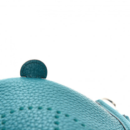 Hermes Taurillon Clemence Evelyne TPM Bleu Izmir 6 of 13