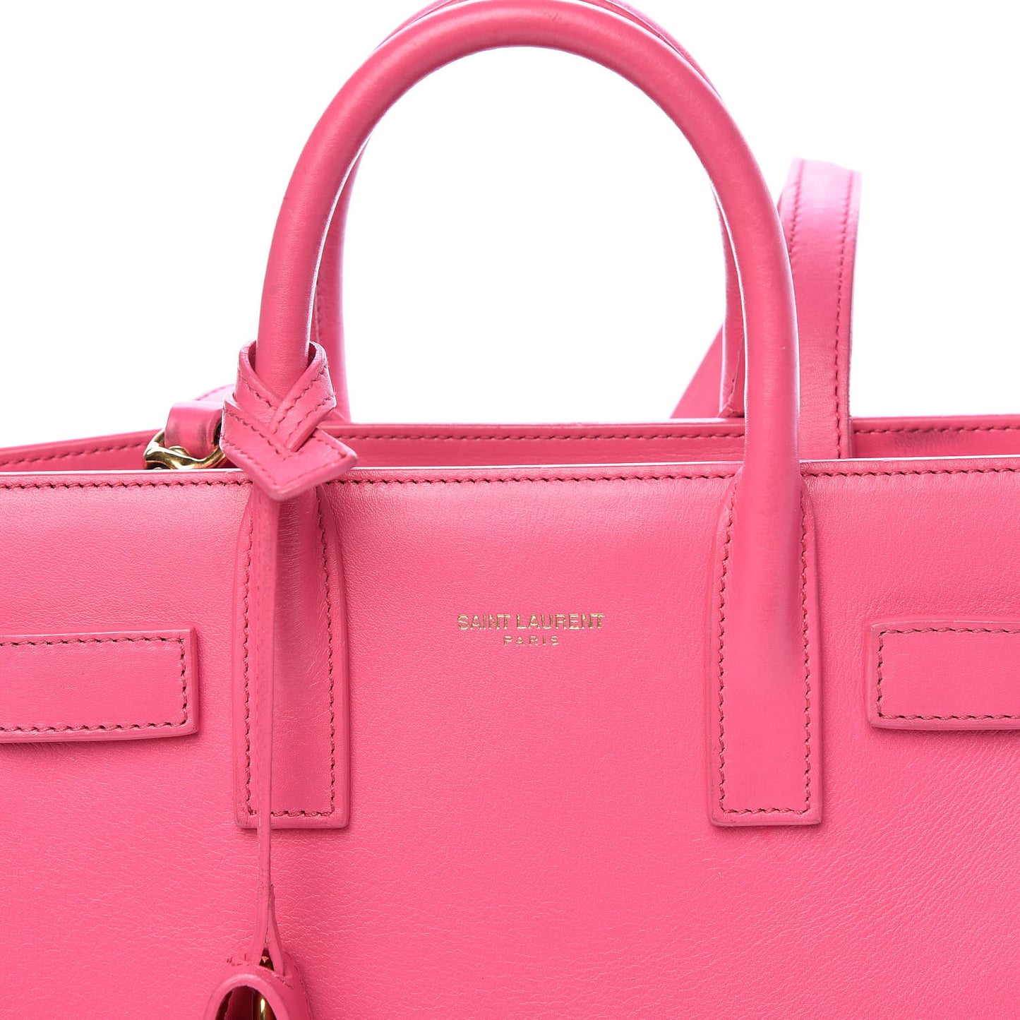 Calfskin Nano Sac De Jour Lipstick Fuchsia