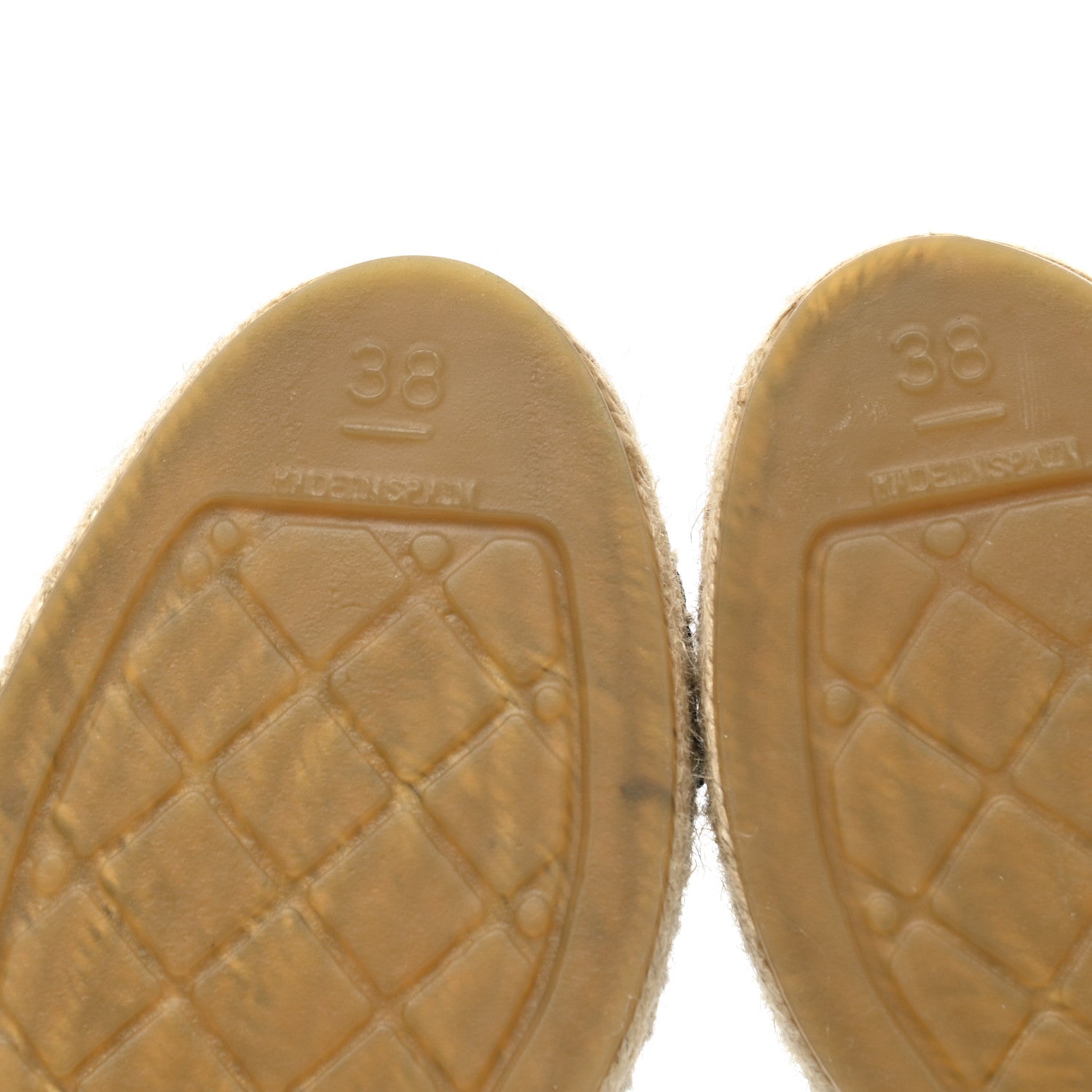 Chanel Mesh Grosgrain CC Espadrilles 38 Black 7 of 10