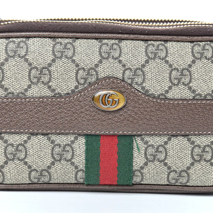 Gucci GG Supreme Monogram Web Mini Ophidia GG Bag Brown 10 of 14