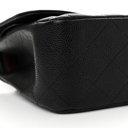Chanel Caviar Quilted Jumbo Double Flap Black 9 of 13