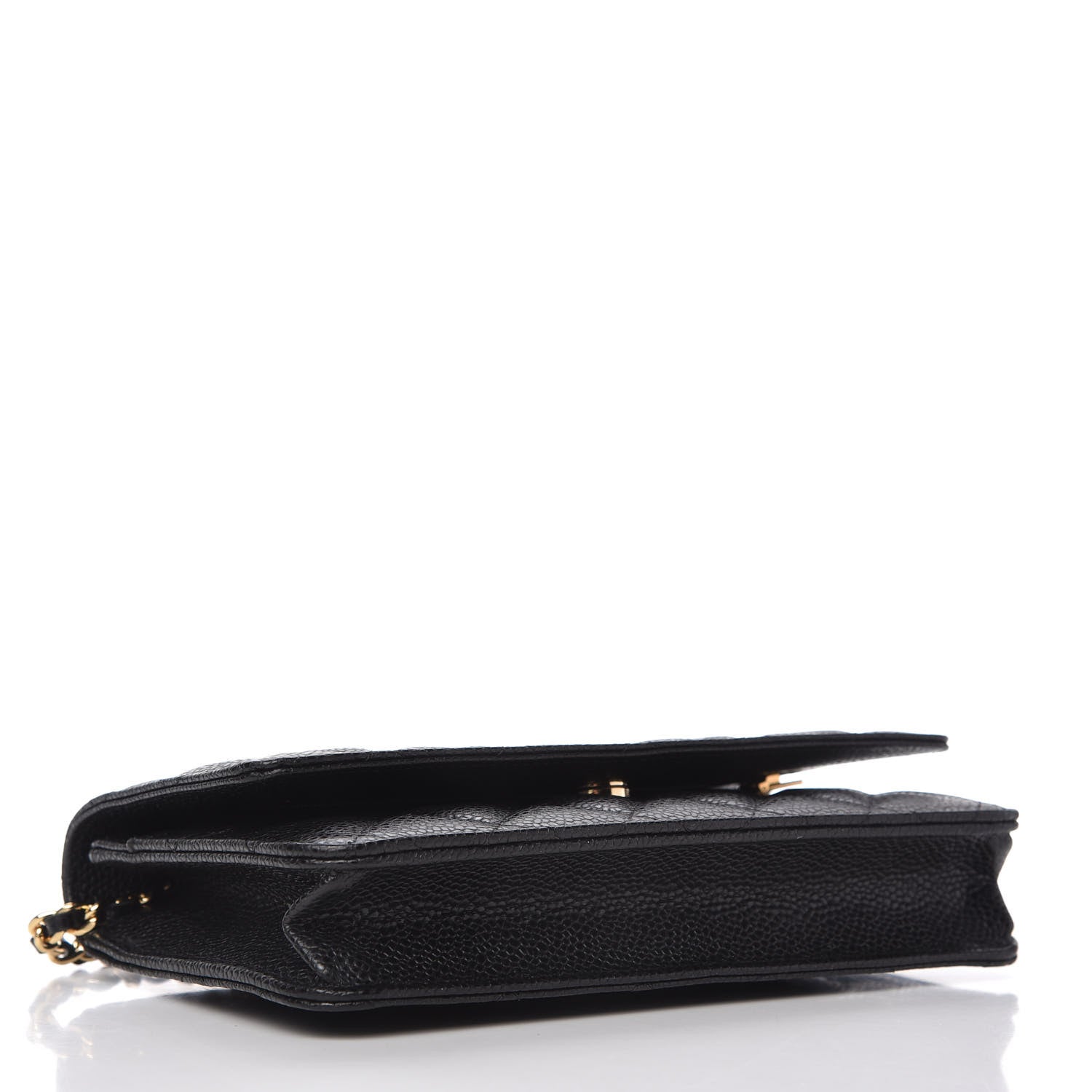 Chanel Caviar Quilted Wallet On Chain WOC Black 4 of 11