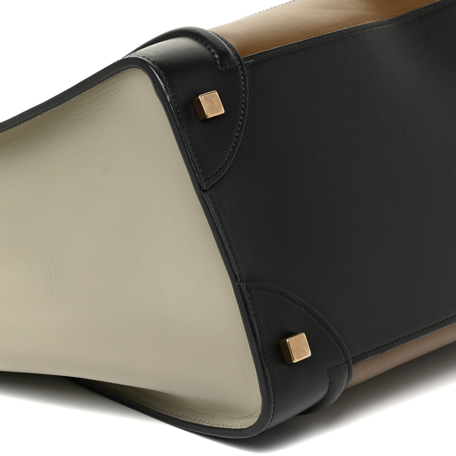Celine Satin Calfskin Mini Tri-Color Luggage Dark Grey 9 of 20
