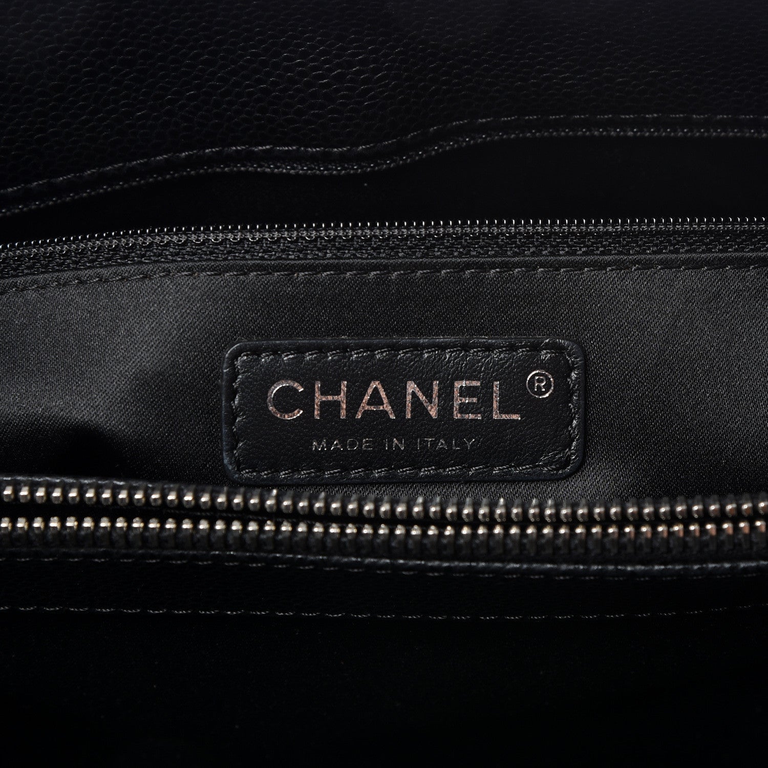 Chanel Caviar Quilted Grand Shopping Tote GST Black 6 of 10