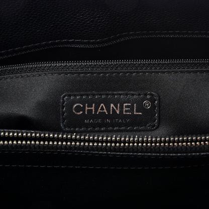 Chanel Caviar Quilted Grand Shopping Tote GST Black 6 of 10