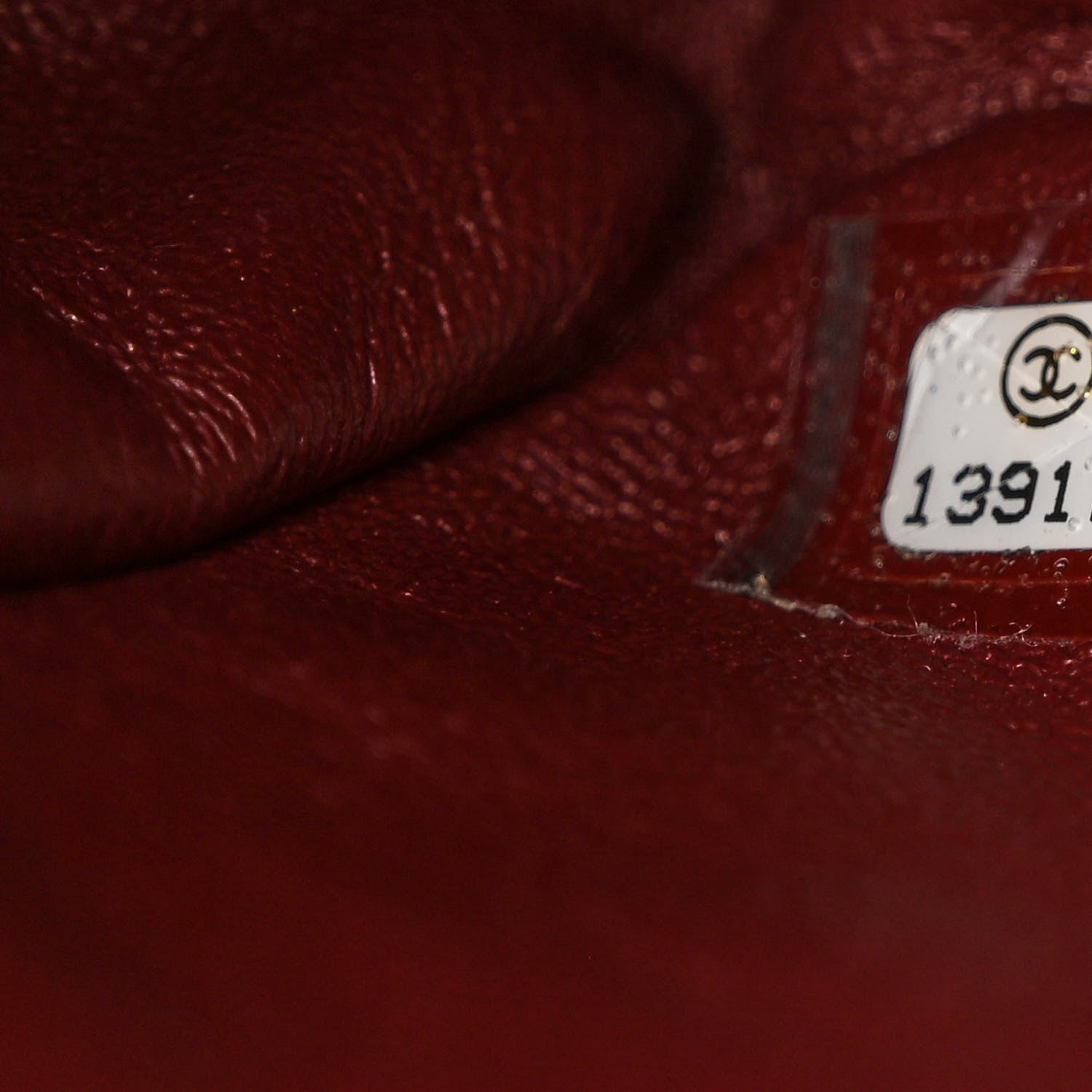 Chanel Patent Quilted Jumbo Single Flap Dark Red 7 of 11