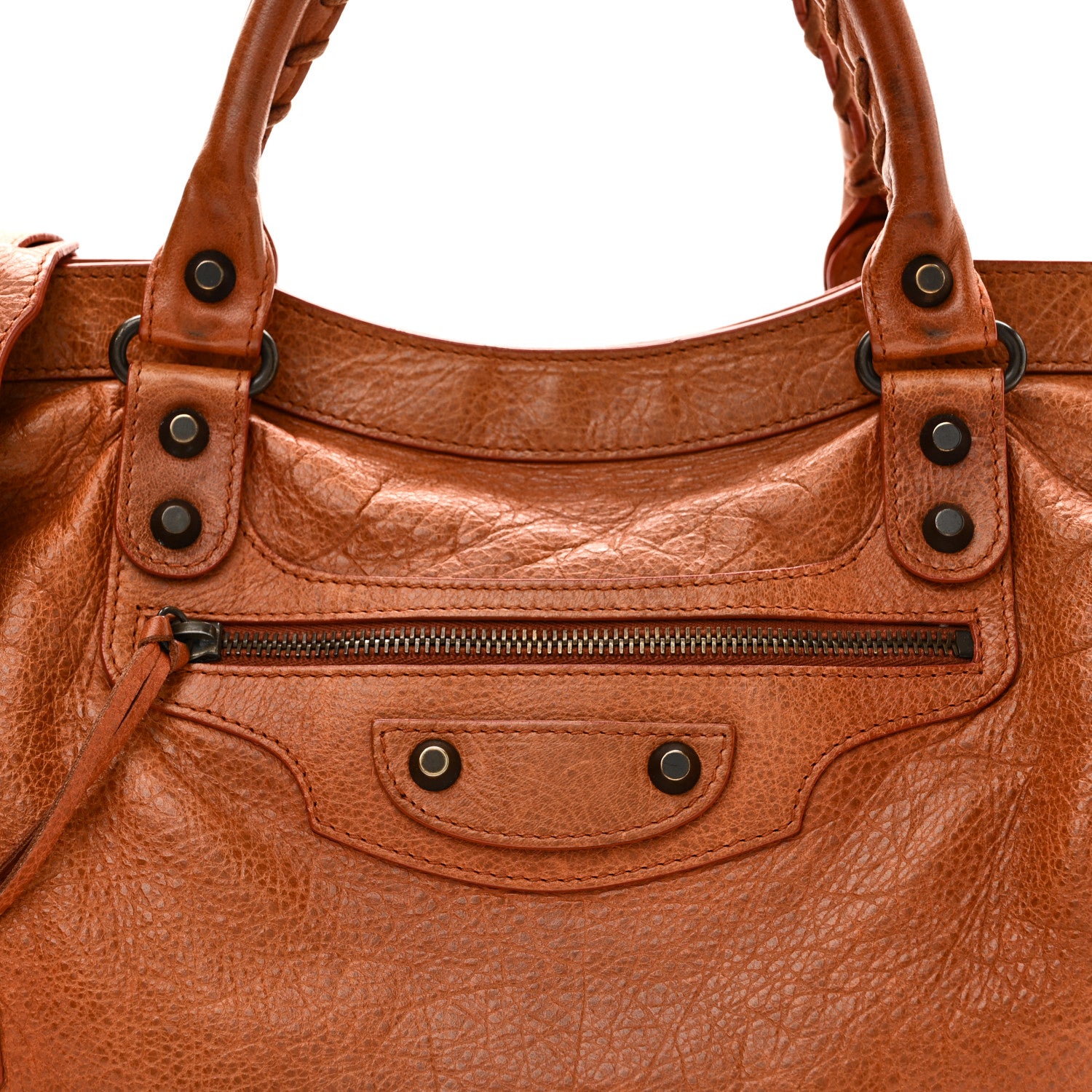 Balenciaga Agneau Classic Hardware City Orange Brulee 9 of 11