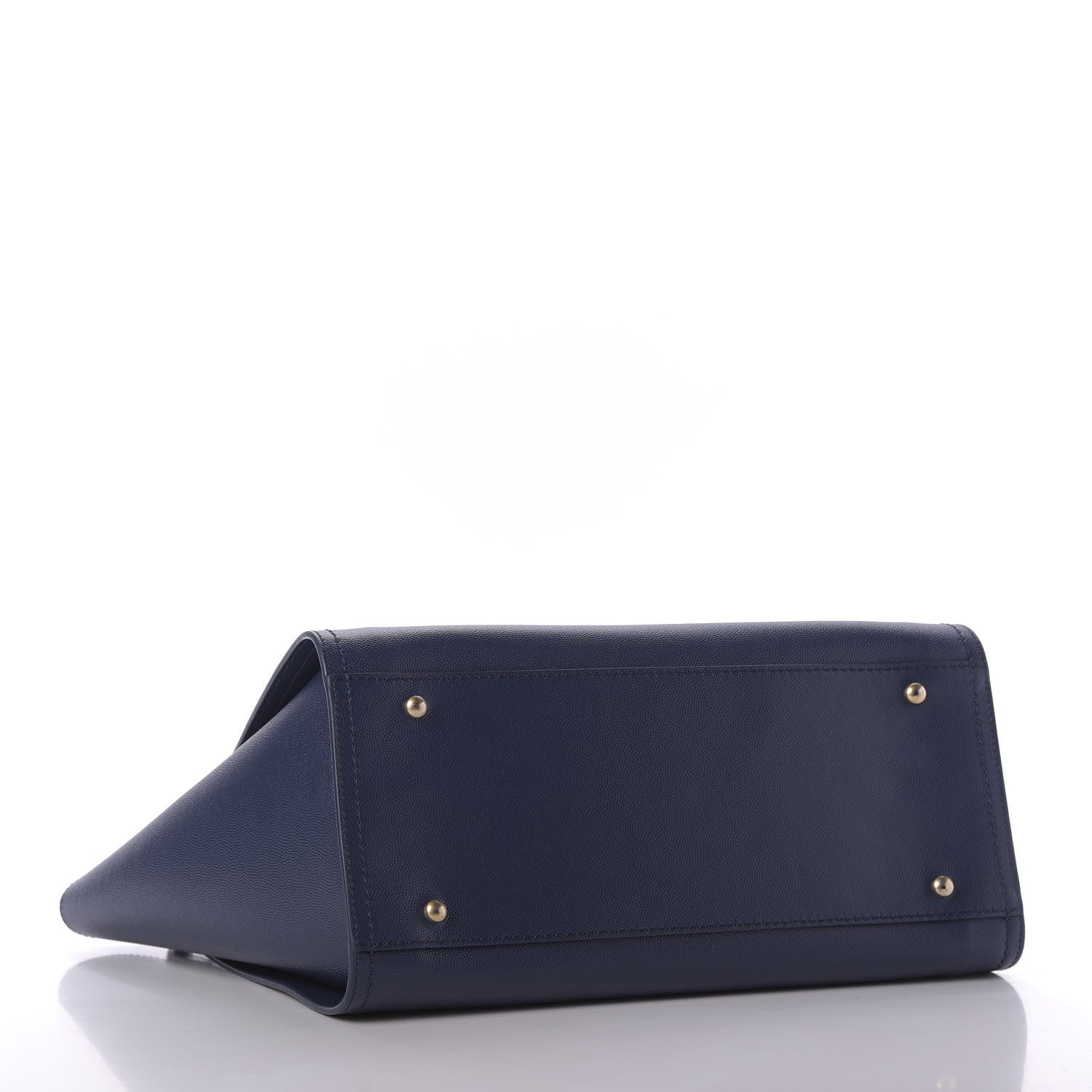 Chanel Caviar Small Studded Deauville Tote Navy 4 of 10