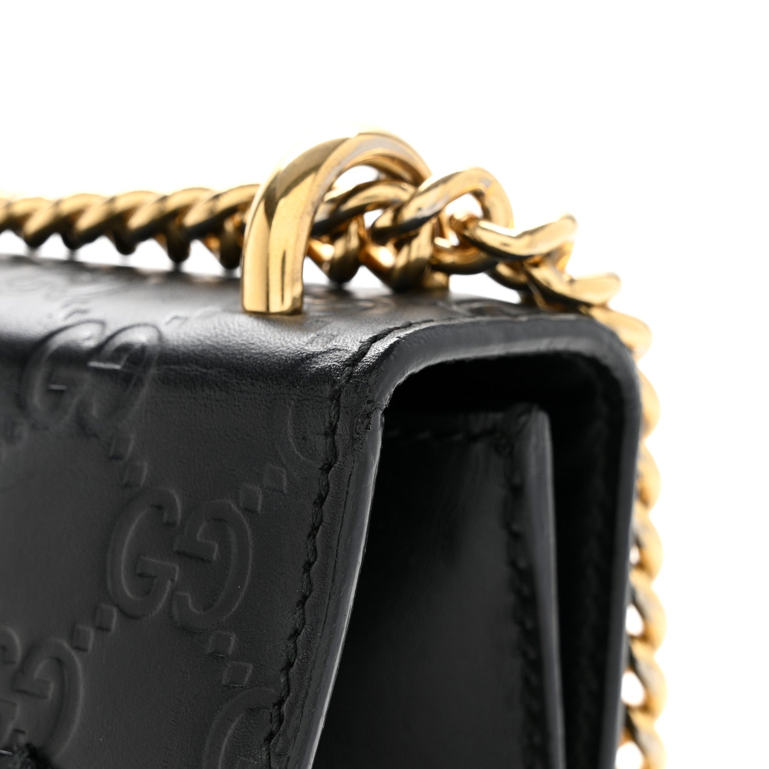 Gucci Guccissima Small Padlock Shoulder Bag Black 14 of 14