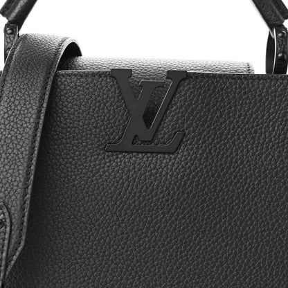 Louis Vuitton Taurillon Capucines BB Matte Black 7 of 8