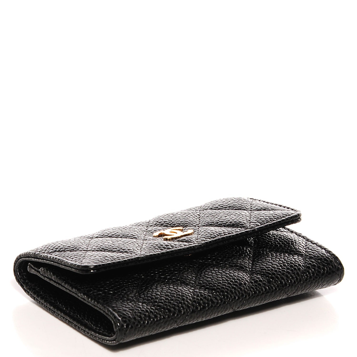 Chanel Caviar Quilted Flap Card Holder Black 4 of 8