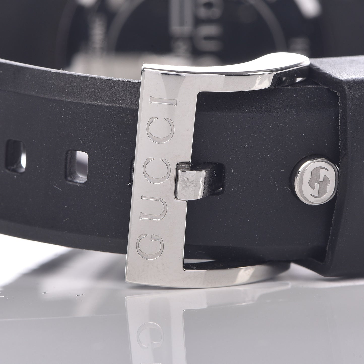 Stainless Steel Rubber 36mm Sync Web Quartz Watch Black