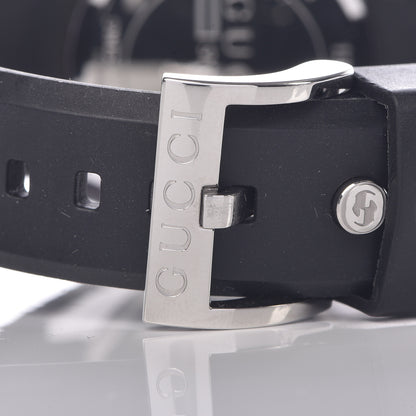 Gucci Stainless Steel Rubber 36mm Sync Web Quartz Watch Black 5 of 8