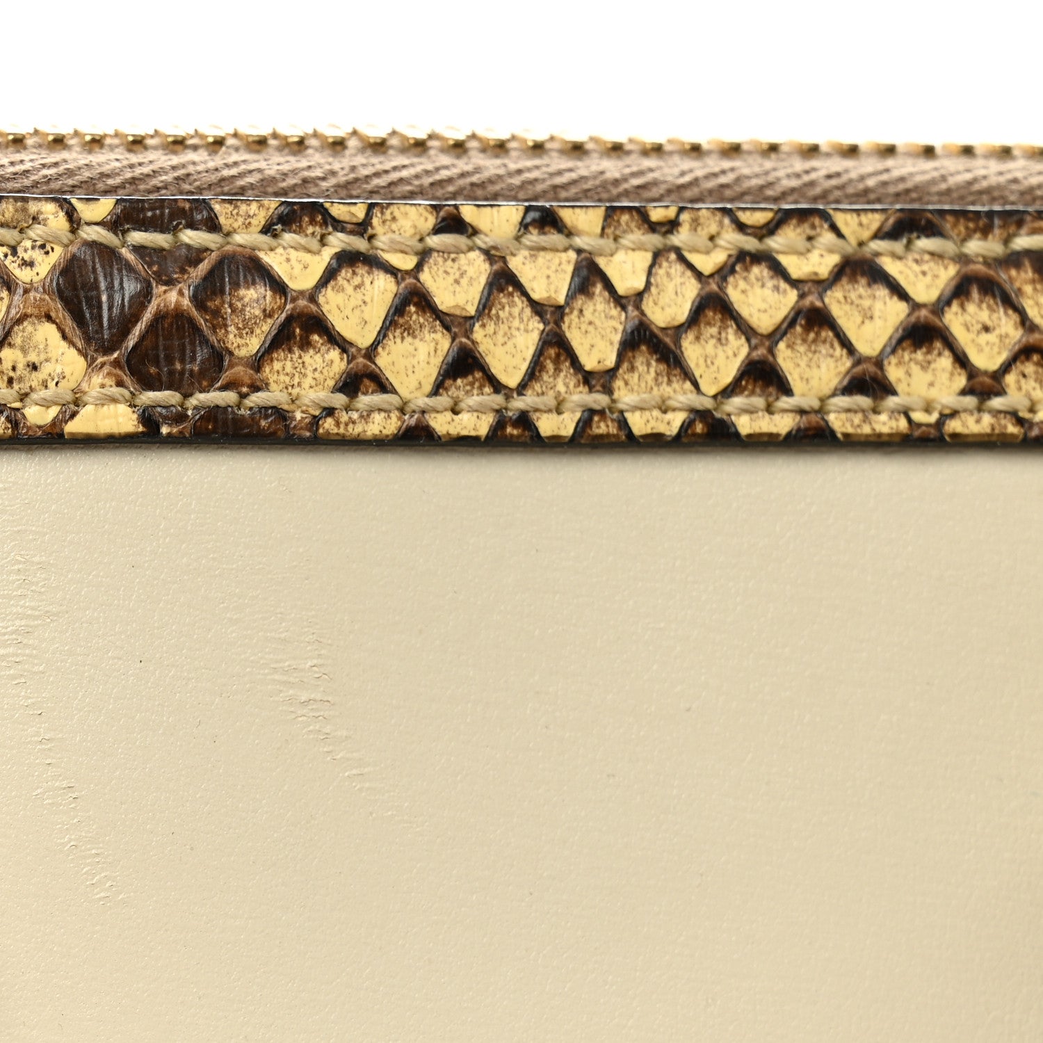 Gucci Snakeskin Boarded Plutone Calfskin Mini Horsebit 1955 Top Handle Bag White Multicolor 11 of 12