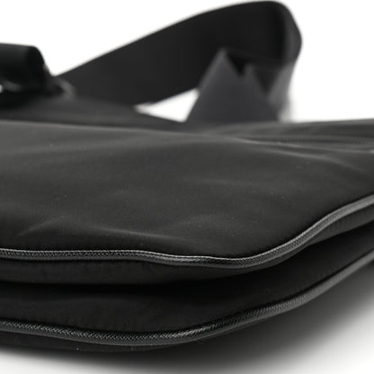 Prada Tessuto Nylon Messenger Bag Black 8 of 8