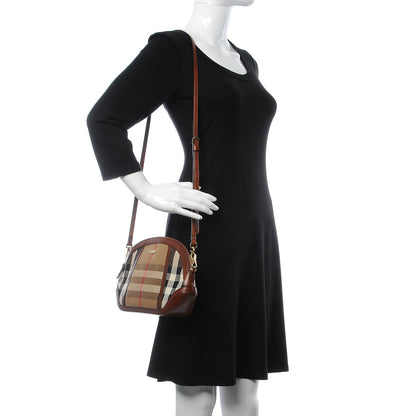 Burberry House Check Mini Orchard Crossbody Tan 2 of 15
