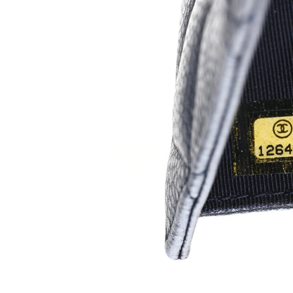 Chanel Caviar Quilted Reissue Long Flap Wallet Navy 8 of 8