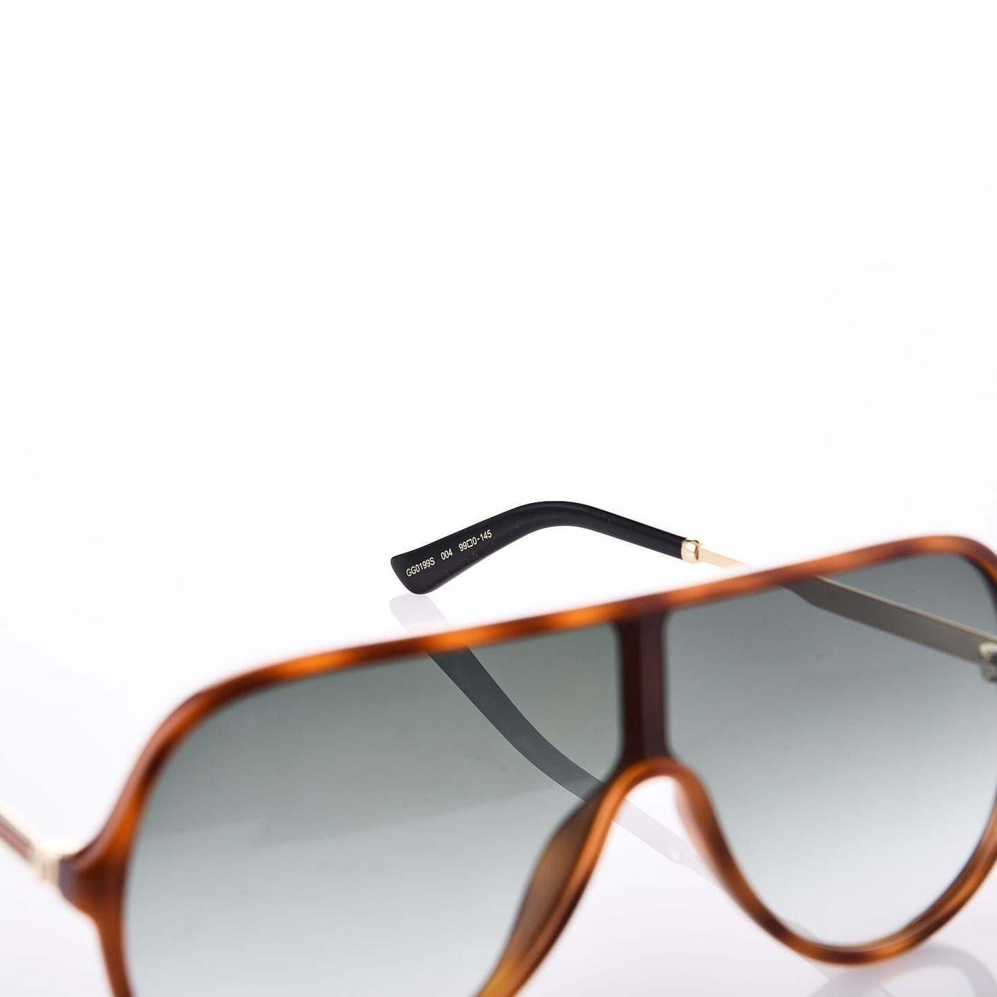 Shield Sunglasses GG0199S Tortoiseshell