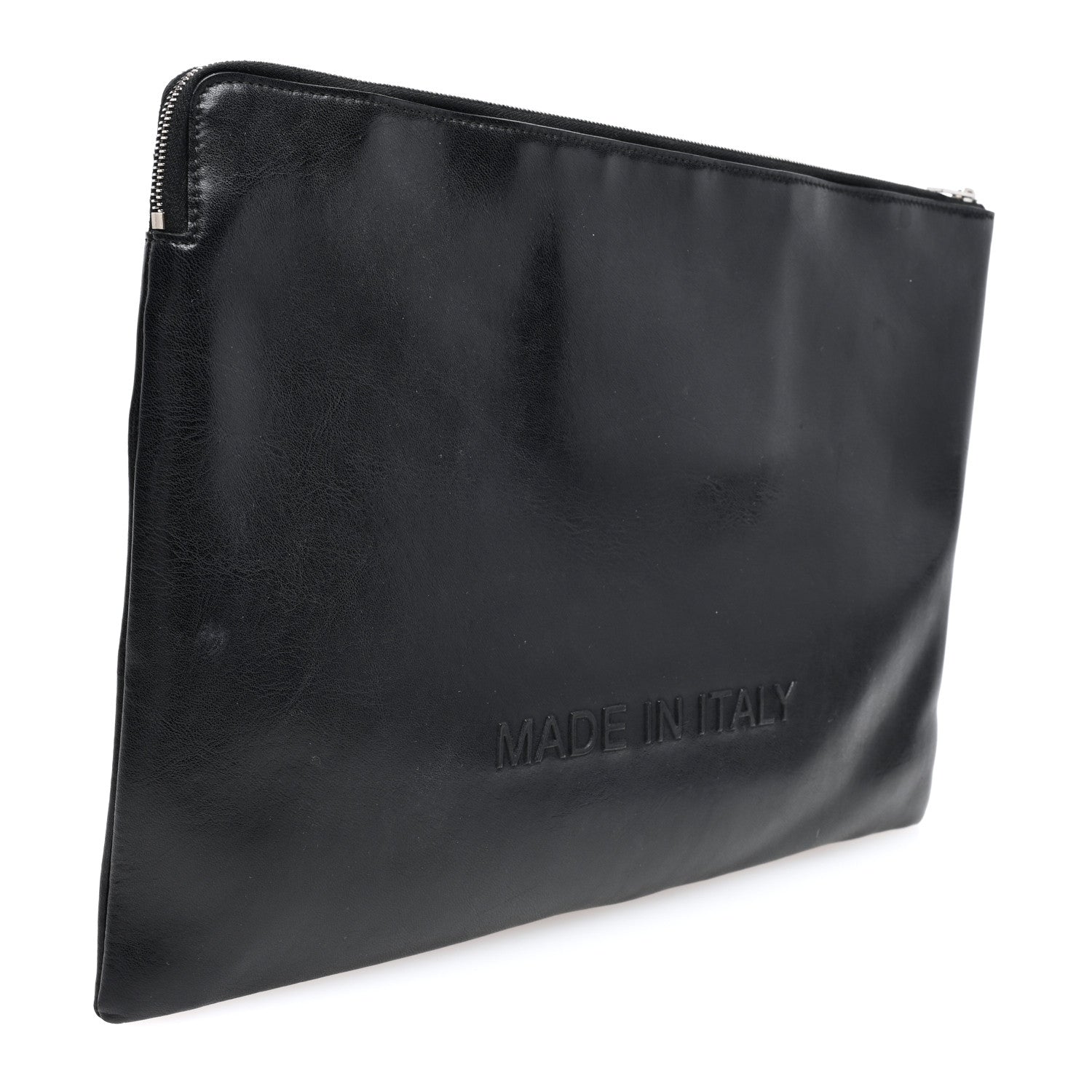 Celine Calfskin Large Made In Clutch Pouch Black 3 of 6
