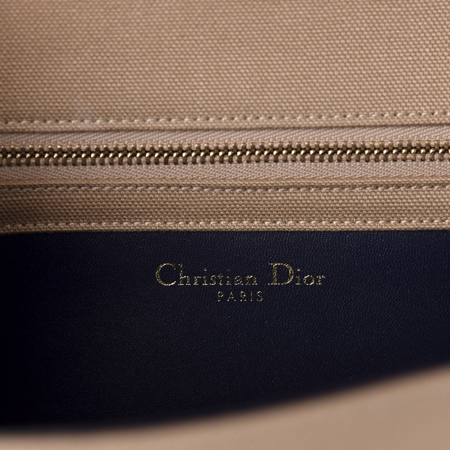 Christian Dior Canvas Velvet Diorama Club Flap Bag Blue Yellow 9 of 10