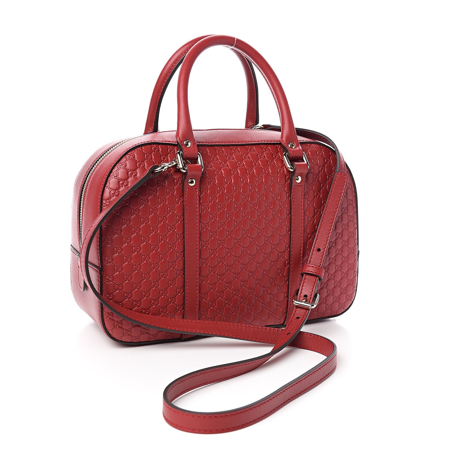 Gucci Soft Microguccissima Medium Crossbody Bag Rosso 3 of 10